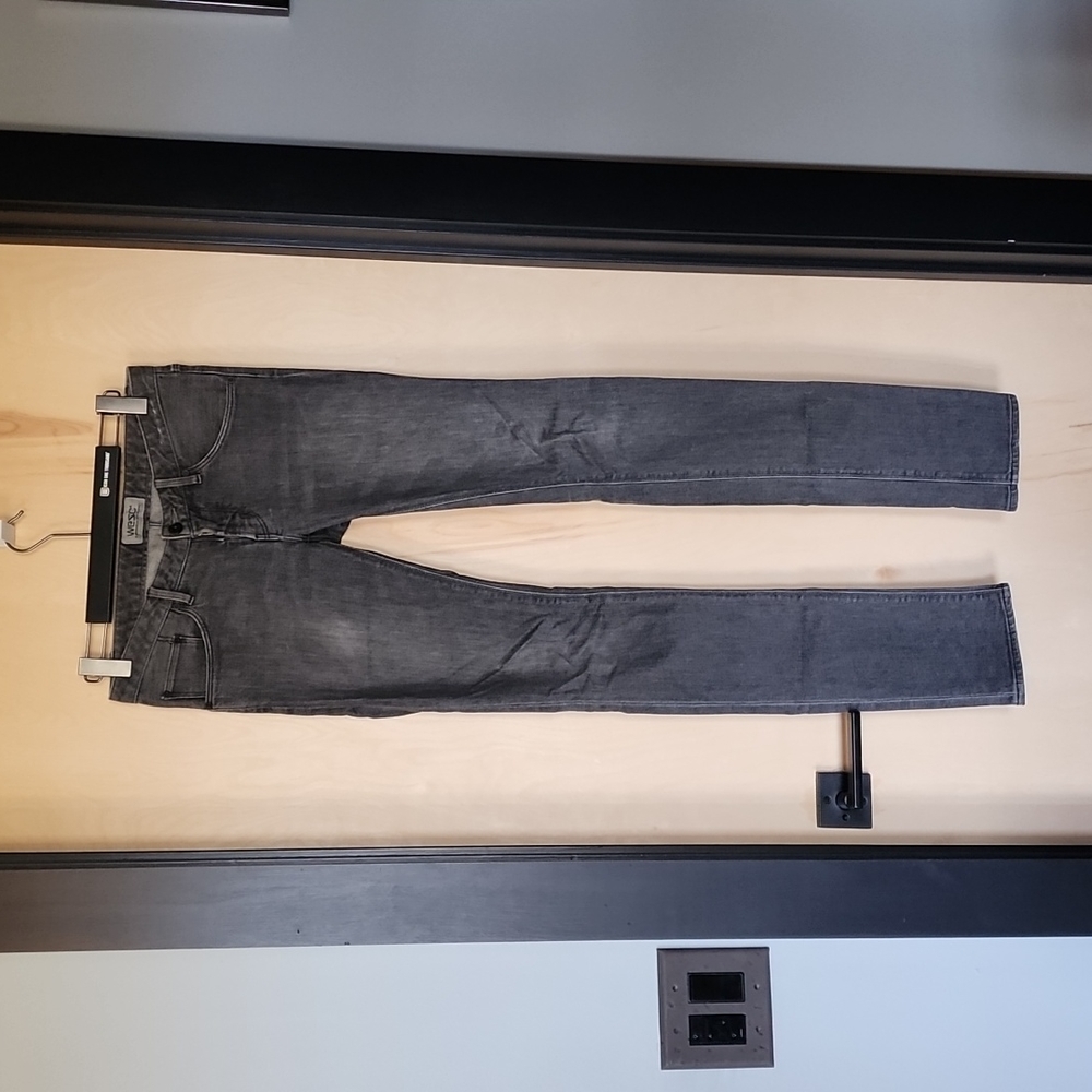 WESC Eve Jeans tarnished black stretch size 27